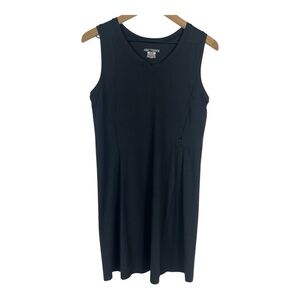 ARC'TERYX Sz M Soltera Sheath Dress V Neck Sleeveless Black